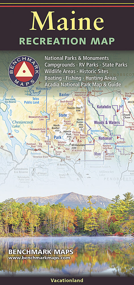 Benchmark Maine Recreation Map