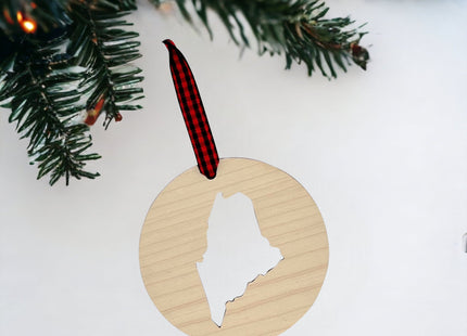 Maine Cut Out Ornament