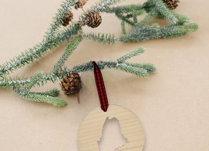 Maine Cut Out Ornament