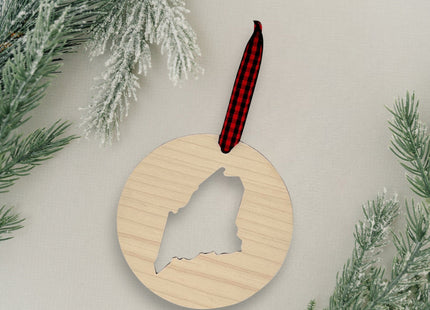 Maine Cut Out Ornament