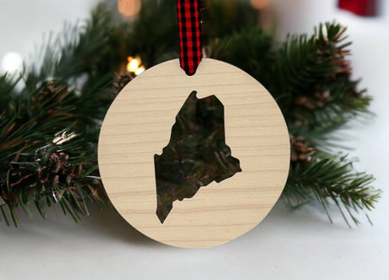 Maine Cut Out Ornament