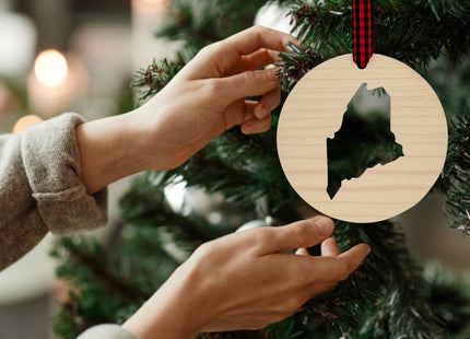 Maine Cut Out Ornament