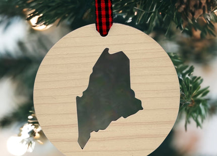 Maine Cut Out Ornament