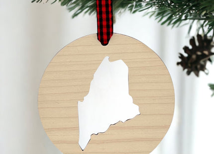 Maine Cut Out Ornament