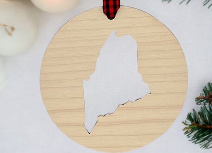 Maine Cut Out Ornament