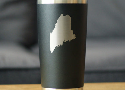 Maine State Outline Insulated Coffee Tumbler