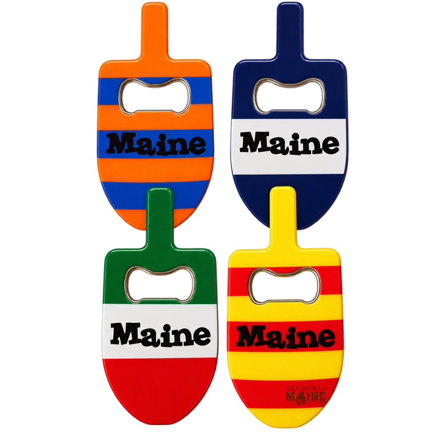Maine Lobster Buoy Bottle Opener Magnet