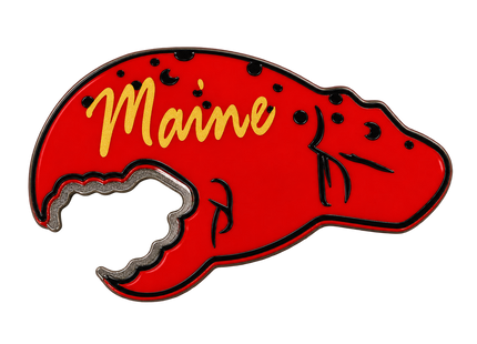 Maine Lobster Claw Bottle Opener Magnet