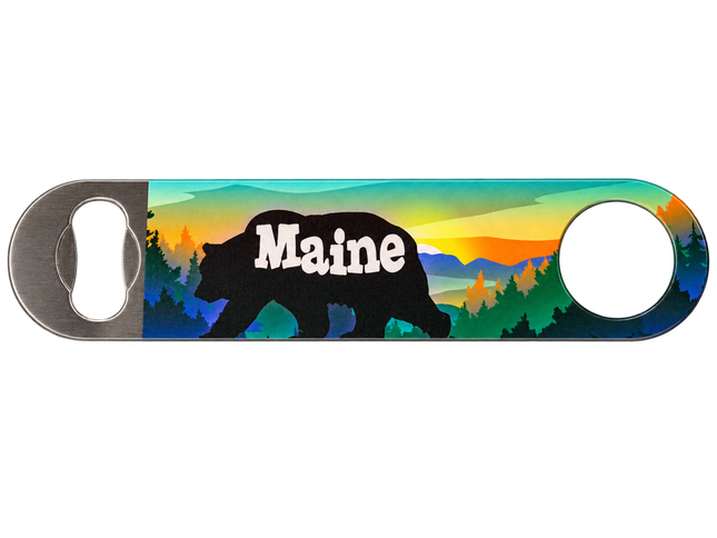 Maine Wildlife Bartender Bottle Opener Magnet