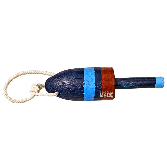 Colorful Nautical Buoys with Rope 9" - 3 Assorted Colors