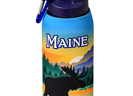 Maine 24 oz Sports Bottle with Neoprene Insulator