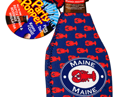 Maine Party Popper Bottle Insulator