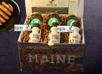 Maine Honey & Maple Syrup Gift Box
