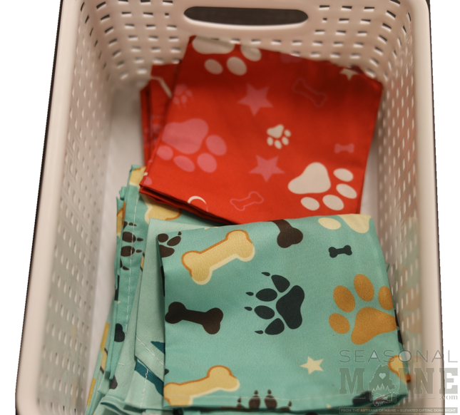 Paw & Bone Pet Bandana Set – 2 Piece