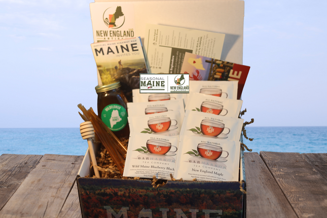 Maine Tea & Honey Gift Box [Premium]