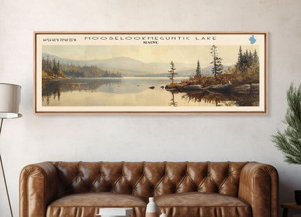 Mooselookmeguntic Lake Maine Canvas