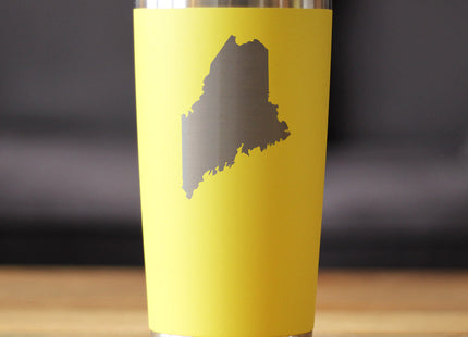 Maine State Outline Insulated Coffee Tumbler