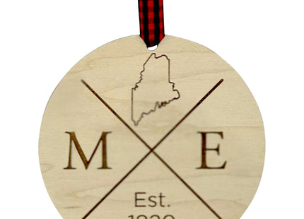 Maine Established Ornament