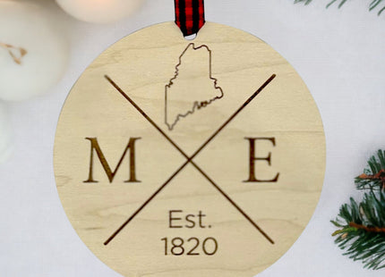 Maine Established Ornament