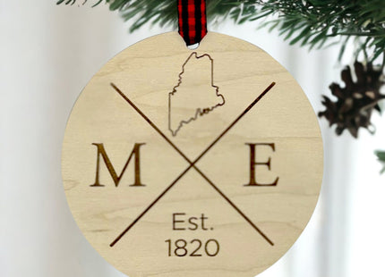 Maine Established Ornament