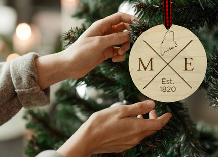 Maine Established Ornament