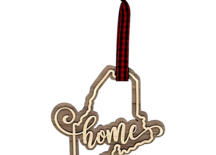 Maine Home Double Layer Ornament