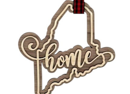 Maine Home Double Layer Ornament