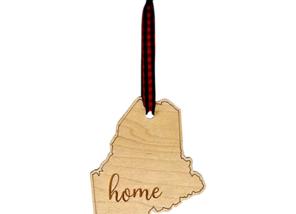 Maine Home Script Ornament