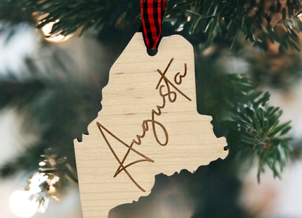 Maine City Ornament