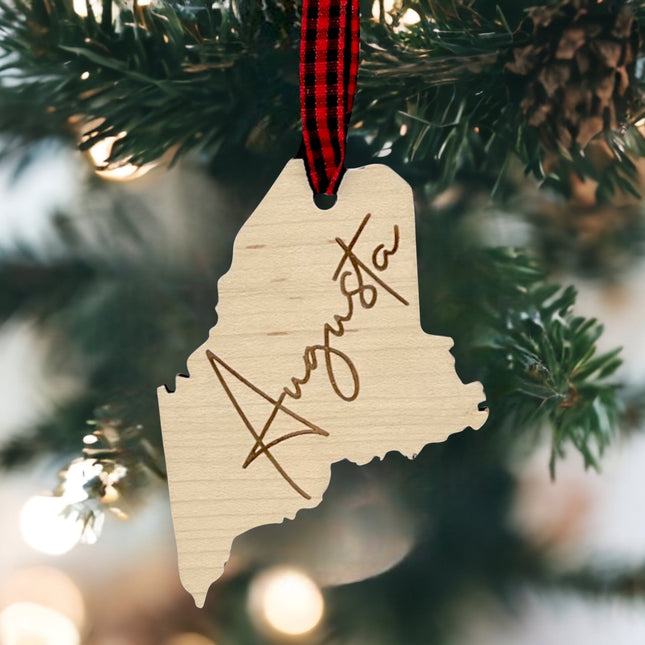 Maine City Ornament