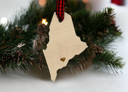 Custom Maine Hometown Ornament
