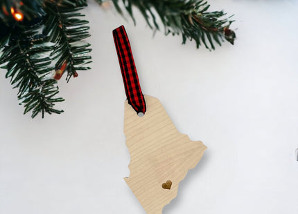 Custom Maine Hometown Ornament