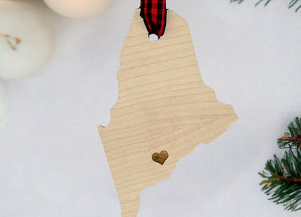 Custom Maine Hometown Ornament