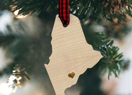 Custom Maine Hometown Ornament