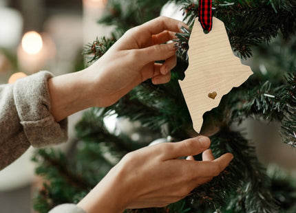 Custom Maine Hometown Ornament
