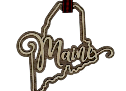Maine Double Layer Ornament