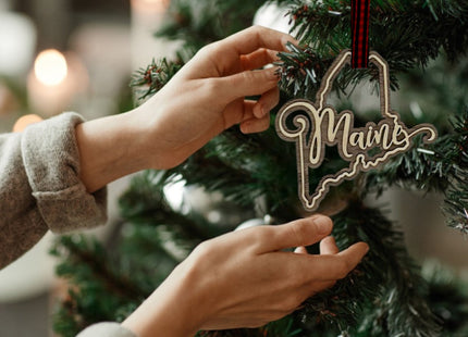 Maine Double Layer Ornament