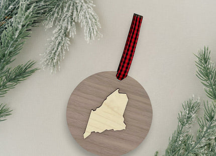 Maine Raised Ornament