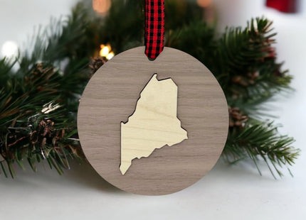 Maine Raised Ornament