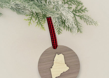 Maine Raised Ornament