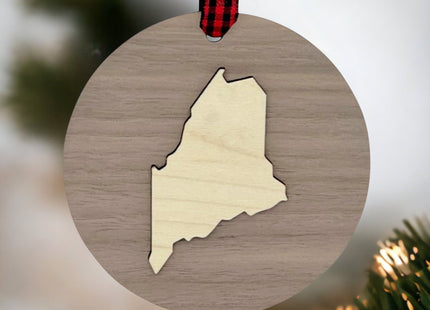 Maine Raised Ornament