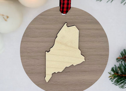 Maine Raised Ornament
