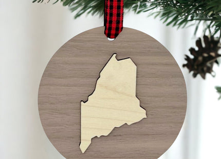 Maine Raised Ornament