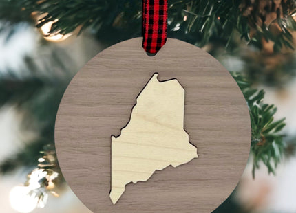 Maine Raised Ornament