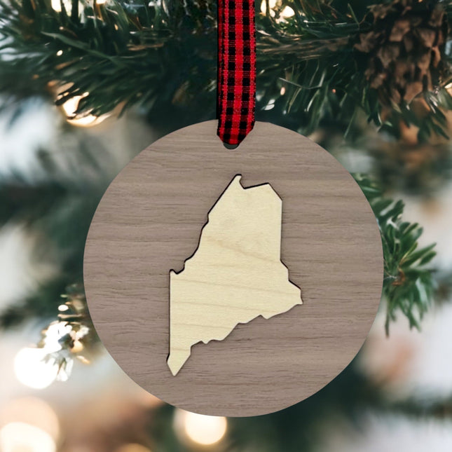 Maine Raised Ornament