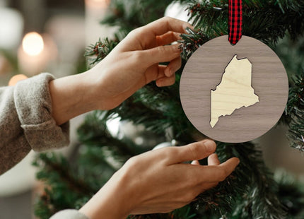 Maine Raised Ornament