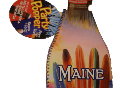 Maine Party Popper Bottle Insulator