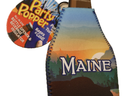Maine Party Popper Bottle Insulator
