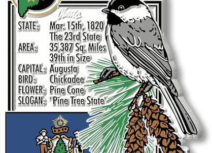 Maine State Montage Magnet by Classic Magnets, PSM-119