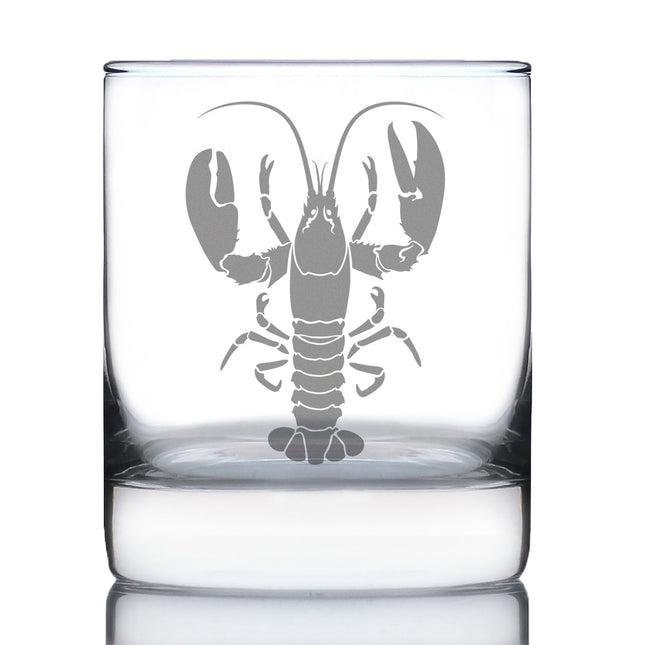 Lobster Engraved Rocks Glass | 10.25 oz